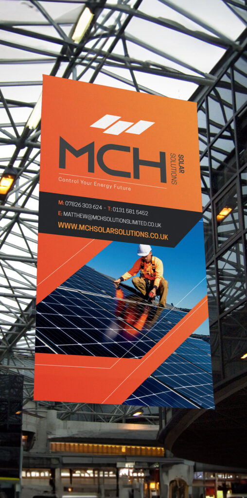 MCH Solar Solutions - Hanging Banner