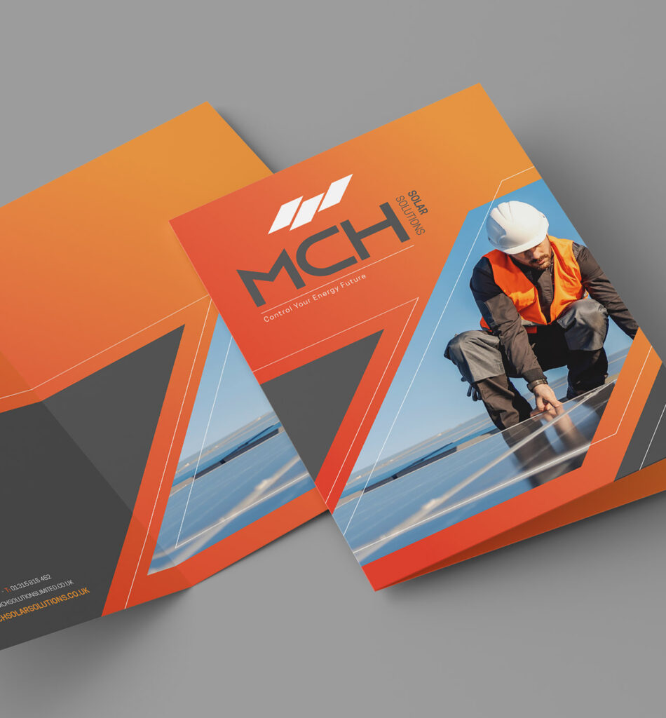 MCH Solar Solutions - Folder design