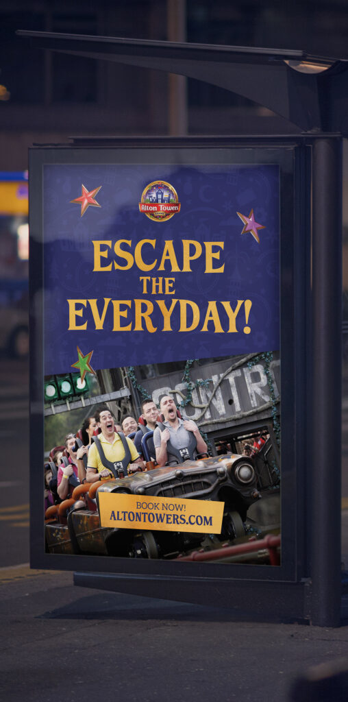 Alton Towers Resort - Bus Shelter Ad