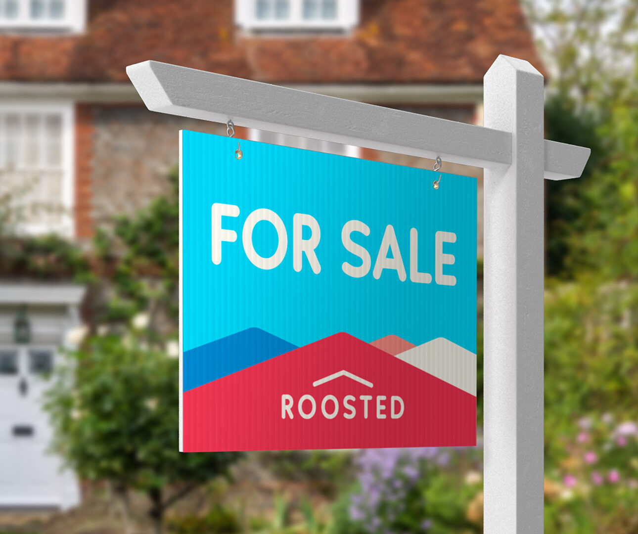 Roosted - For Sale Sign Design